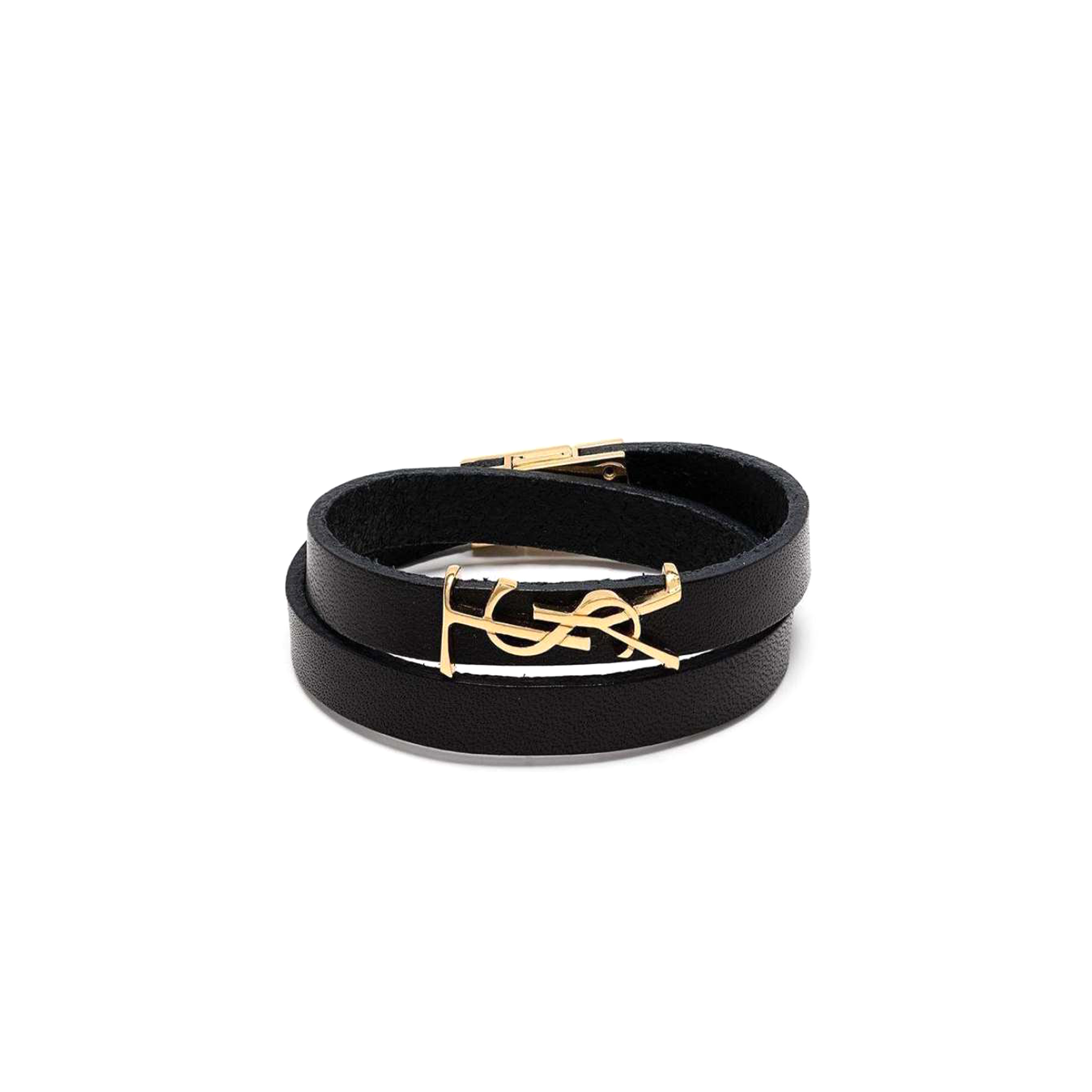Y51 logo charm leather loop bracelet ‎70879501h0j1000